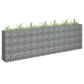 horganyzott acél gabion magaságyás 270 x 30 x 90 cm