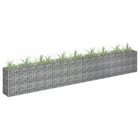 horganyzott acél gabion magaságyás 360 x 30 x 60 cm