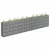 horganyzott acél gabion magaságyás 360 x 30 x 90 cm