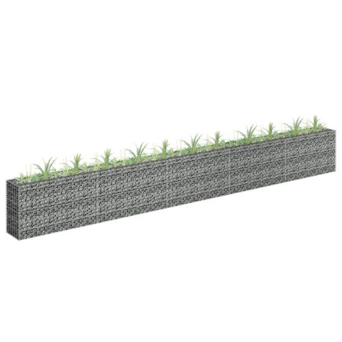  horganyzott acél gabion magaságyás 450 x 30 x 60 cm