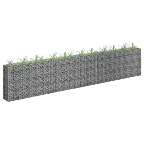 horganyzott acél gabion magaságyás 450 x 30 x 90 cm