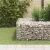 kocka alakú acélhuzal gabion magaságyás 50 x 50 x 50 cm
