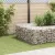 kocka alakú acélhuzal gabion magaságyás 60 x 60 x 60 cm