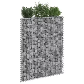   trapéz alakú horganyzott acél gabion magaságyás 80x20x100 cm