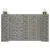 H alakú acéldrót virágtartó gabion 260 x 40 x 150 cm