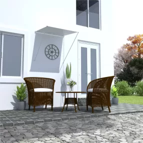 feltekerhető krémszínű napellenző 100 x 150 cm