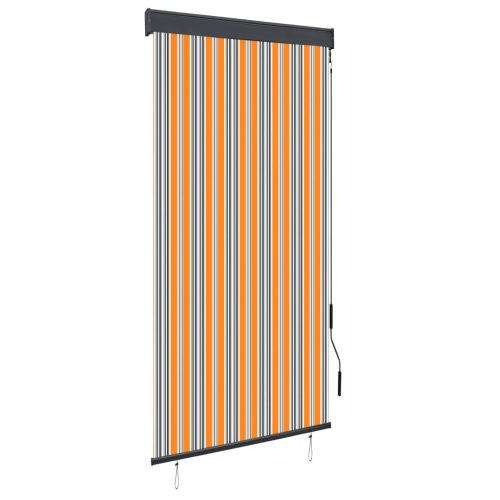 sárga és kék kültéri roló 100 x 250 cm