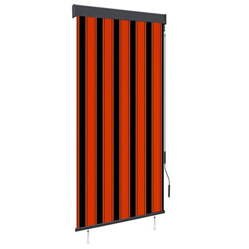 narancssárga és barna kültéri roló 100 x 250 cm