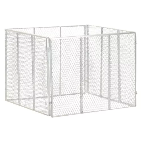 horganyzott vas kerti komposztáló 100 x 100 x 77 cm