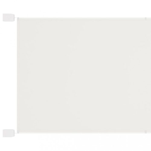 Fehér oxford-szövet függőleges napellenző 60x360 cm