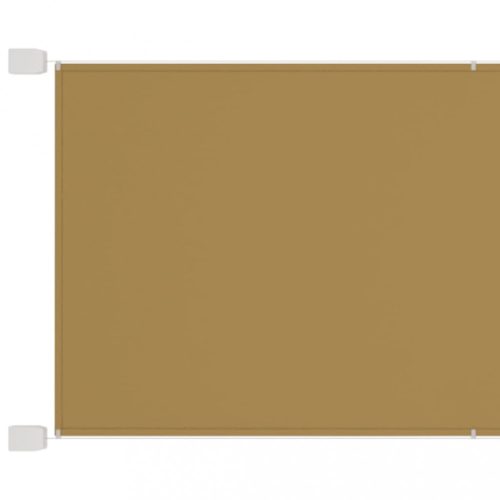 Bézs oxford-szövet függőleges napellenző 60 x 270 cm