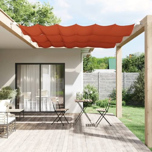 terrakotta oxford-szövet függőleges napellenző 100x270 cm