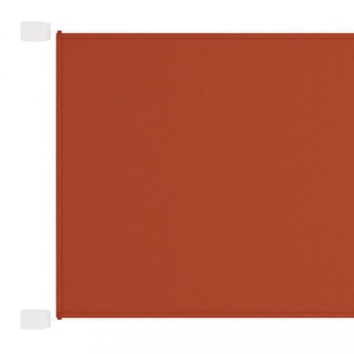Terrakotta oxford-szövet függőleges napellenző 100x360 cm