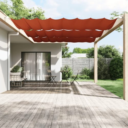 terrakotta oxford-szövet függőleges napellenző 200x360 cm