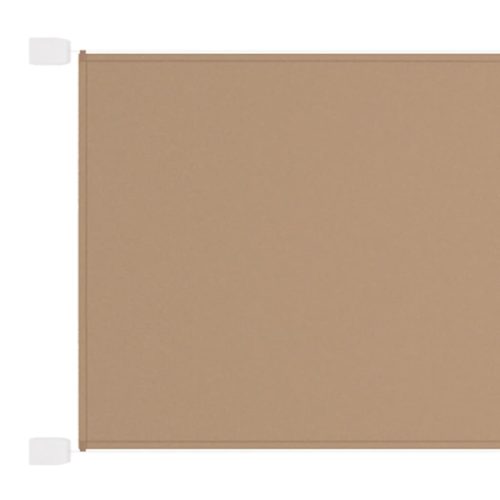  bézs oxford-szövet függőleges napellenző 100 x 270 cm