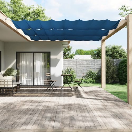kék oxford-szövet függőleges napellenző 140x1200 cm