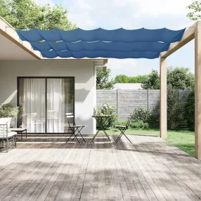 kék oxford-szövet függőleges napellenző 180x1200 cm