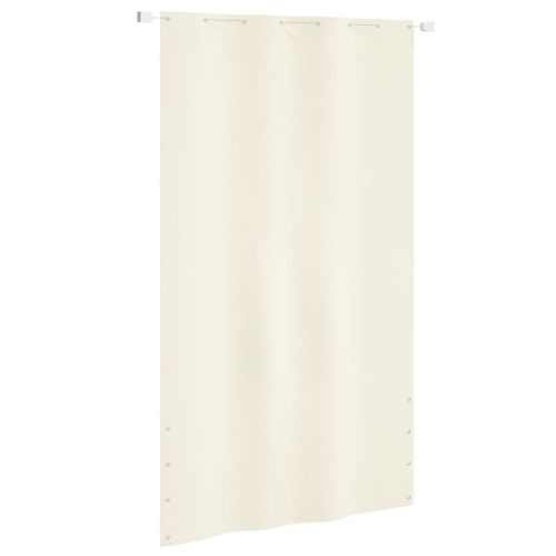  krémfehér színű oxford-szövet erkélyparaván 140 x 240 cm