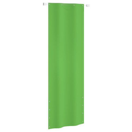  világoszöld oxford-szövet erkélyparaván 80 x 240 cm