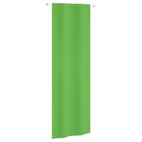 világoszöld oxford-szövet erkélyparaván 80 x 240 cm