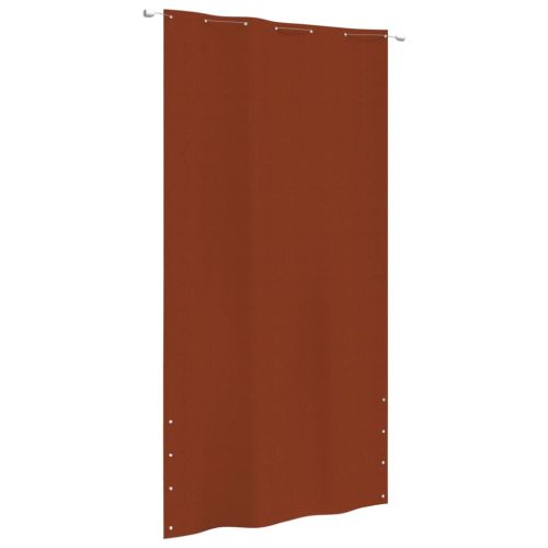 terrakotta oxford-szövet erkélyparaván 140 x 240 cm