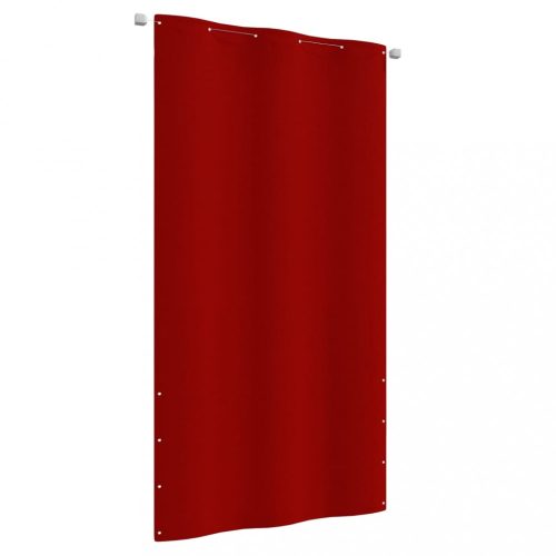 Piros oxford-szövet erkélyparaván 120 x 240 cm