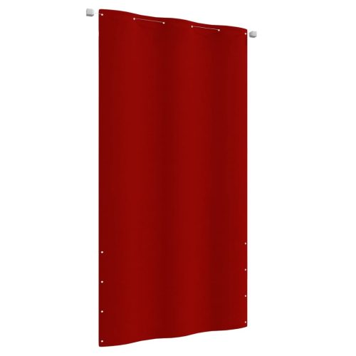 piros oxford-szövet erkélyparaván 120 x 240 cm