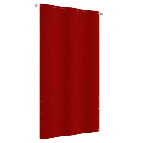 piros oxford-szövet erkélyparaván 120 x 240 cm