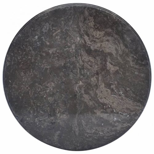 fekete márvány asztallap Ø50 x 2,5 cm
