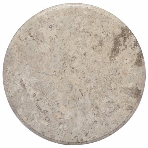 szürke márvány asztallap Ø50 x 2,5 cm