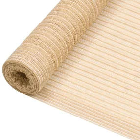 bézs HDPE belátásgátló háló 2 x 25 m 75 g/m²