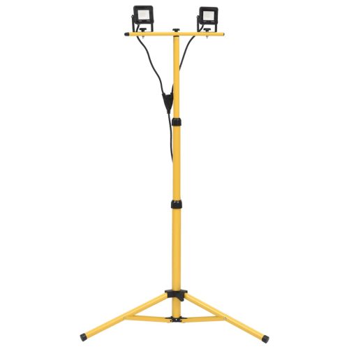 hideg fehér fényű háromlábú LED-es reflektor 2 x 10 W