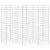 3 db vas gabion magaságyás 30 x 30 x 100 cm