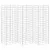 vidaXL 3 db vas gabion magaságyás 30 x 30 x 100 cm