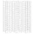 vidaXL 3 db vas gabion magaságyás 30 x 30 x 200 cm