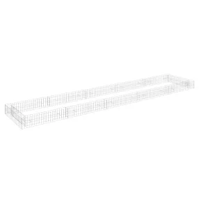 horganyzott acél gabion magaságyás 500 x 100 x 20 cm