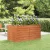 rozsda színű színű corten acél kerti magaságyás 160x80x77 cm