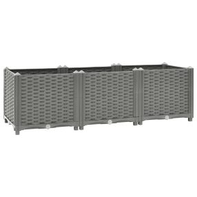 polipropilén magaságyás 120 x 40 x 38 cm