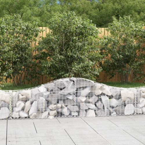 íves horganyzott vas gabion kosár 200x30x40/60 cm