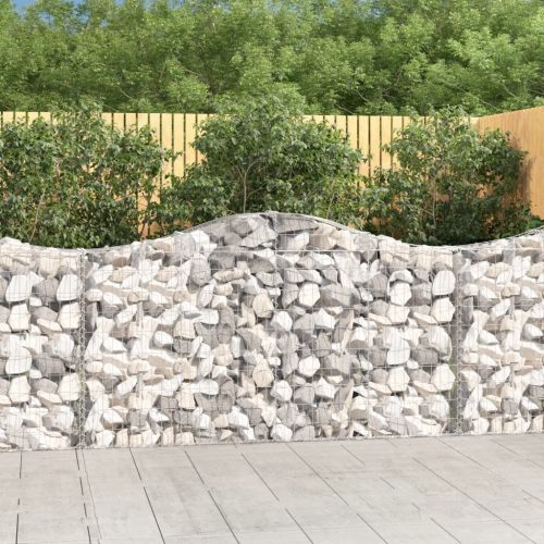  íves horganyzott vas gabion kosár 200x30x100/120 cm