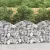 íves horganyzott vas gabion kosár 100x30x80/100 cm