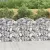íves horganyzott vas gabion kosár 100x30x100/120 cm