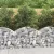 íves horganyzott vas gabion kosár 100x50x60/80 cm