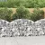 íves horganyzott vas gabion kosár 150x30x80/100 cm
