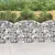 íves horganyzott vas gabion kosár 150x30x100/120 cm