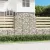 vidaXL íves horganyzott vas gabion kosár 150x30x160/180 cm