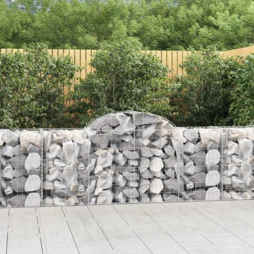  íves horganyzott vas gabion kosár 200x50x80/100 cm