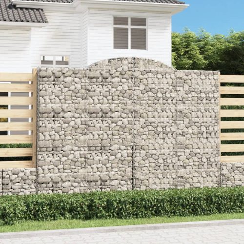  íves horganyzott vas gabion kosár 300 x 30 x 220/240 cm