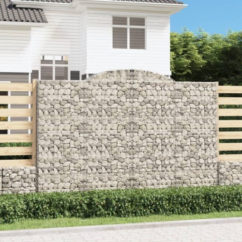  íves horganyzott vas gabion kosár 300 x 50 x 200/220 cm