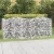 vidaXL íves horganyzott vas gabion magaságyás 200 x 100 x 100 cm